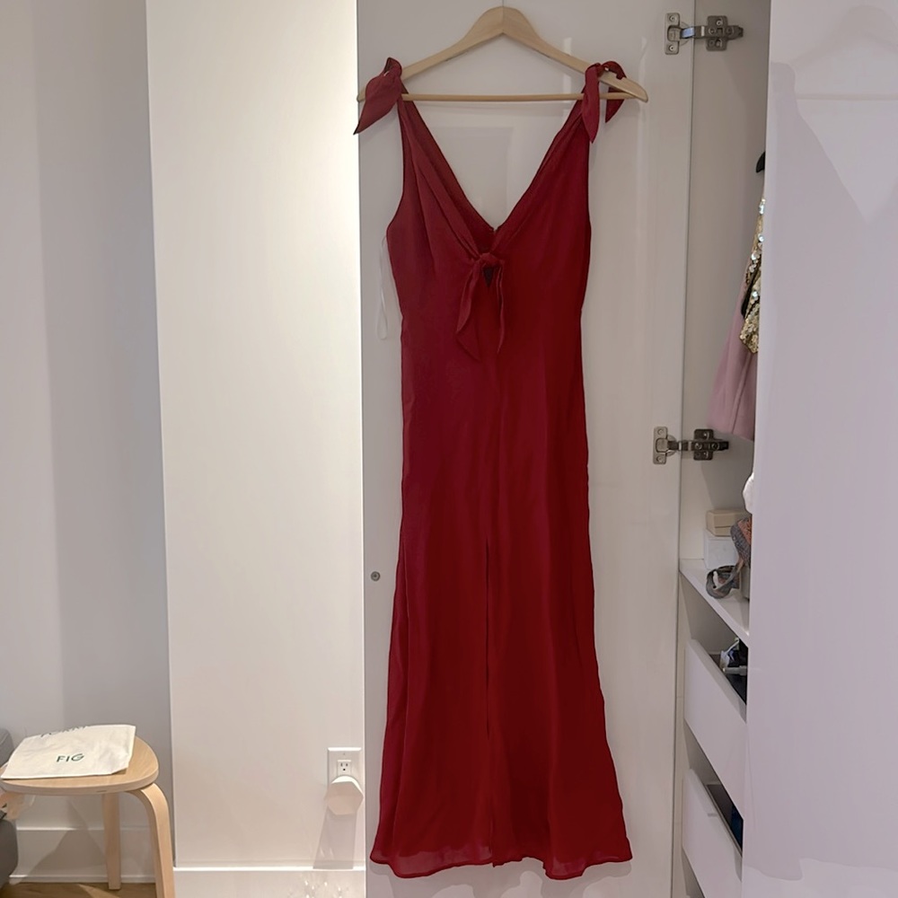 Reformation red dress
